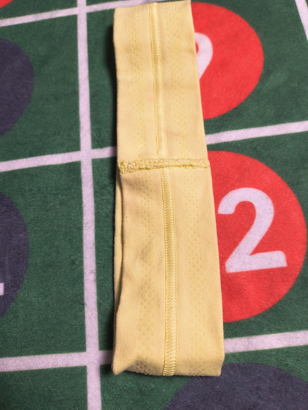 Lululemon Athletica Headbands 2 Pack Black Yellow Grippy Workout Hair Bands - Picture 9 of 11